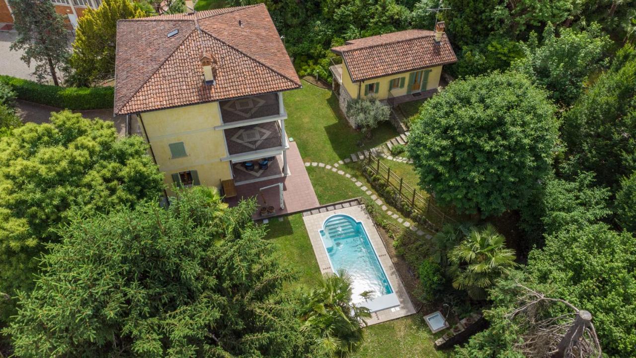 L'Ortensia Della Villa Isabella, Camera Con Vista Lago, Balcone Sul Parco E Bagno Esclusivo All'Esterno Della Camera Стреза Экстерьер фото