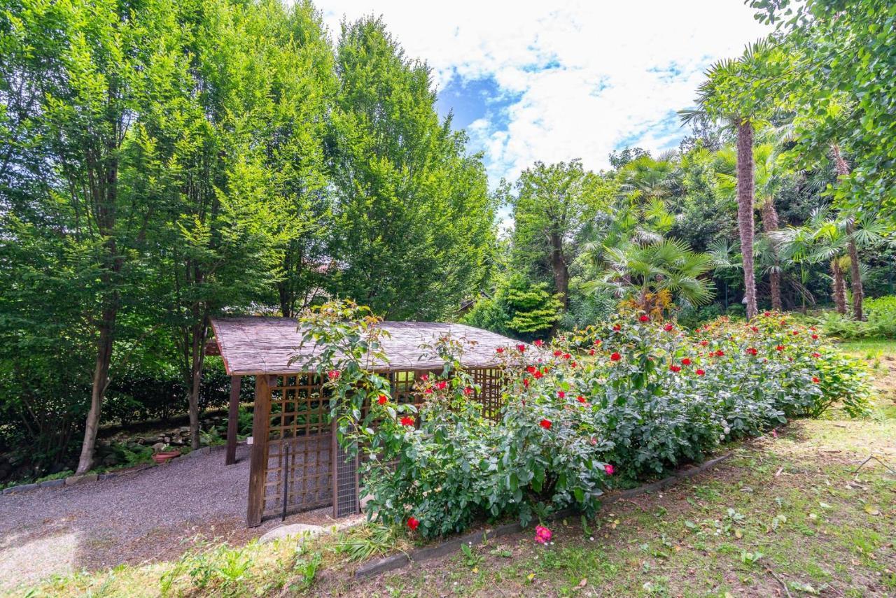 L'Ortensia Della Villa Isabella, Camera Con Vista Lago, Balcone Sul Parco E Bagno Esclusivo All'Esterno Della Camera Стреза Экстерьер фото