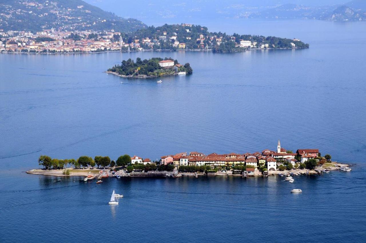 L'Ortensia Della Villa Isabella, Camera Con Vista Lago, Balcone Sul Parco E Bagno Esclusivo All'Esterno Della Camera Стреза Экстерьер фото