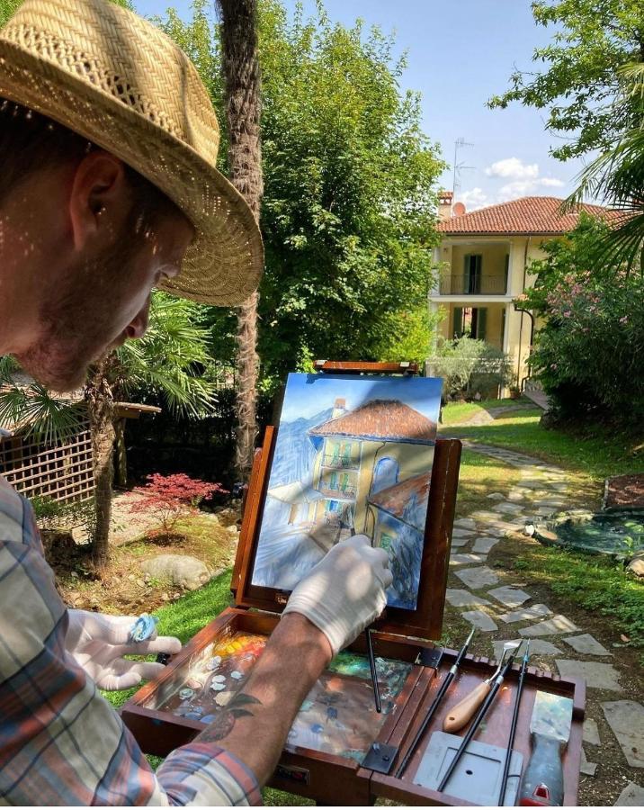 L'Ortensia Della Villa Isabella, Camera Con Vista Lago, Balcone Sul Parco E Bagno Esclusivo All'Esterno Della Camera Стреза Экстерьер фото