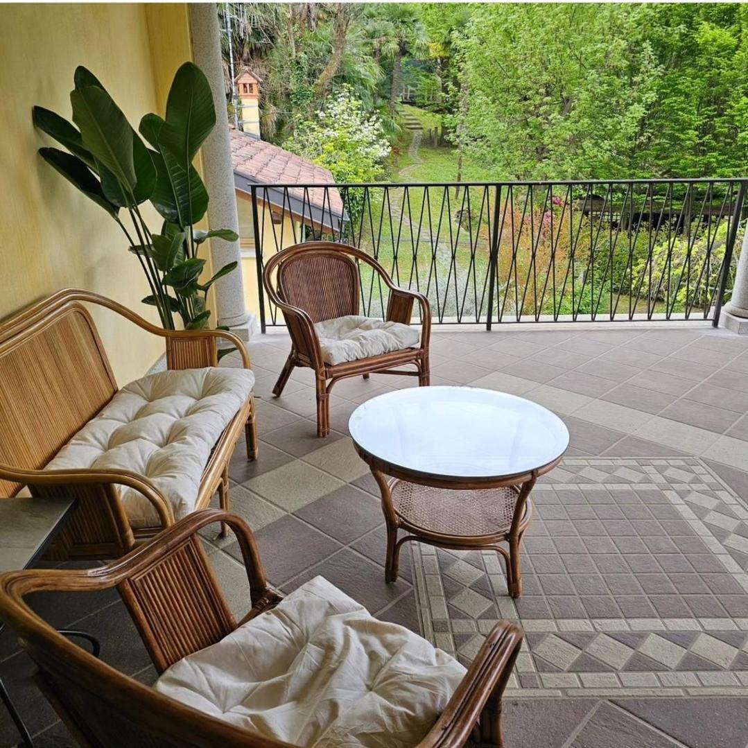 L'Ortensia Della Villa Isabella, Camera Con Vista Lago, Balcone Sul Parco E Bagno Esclusivo All'Esterno Della Camera Стреза Экстерьер фото