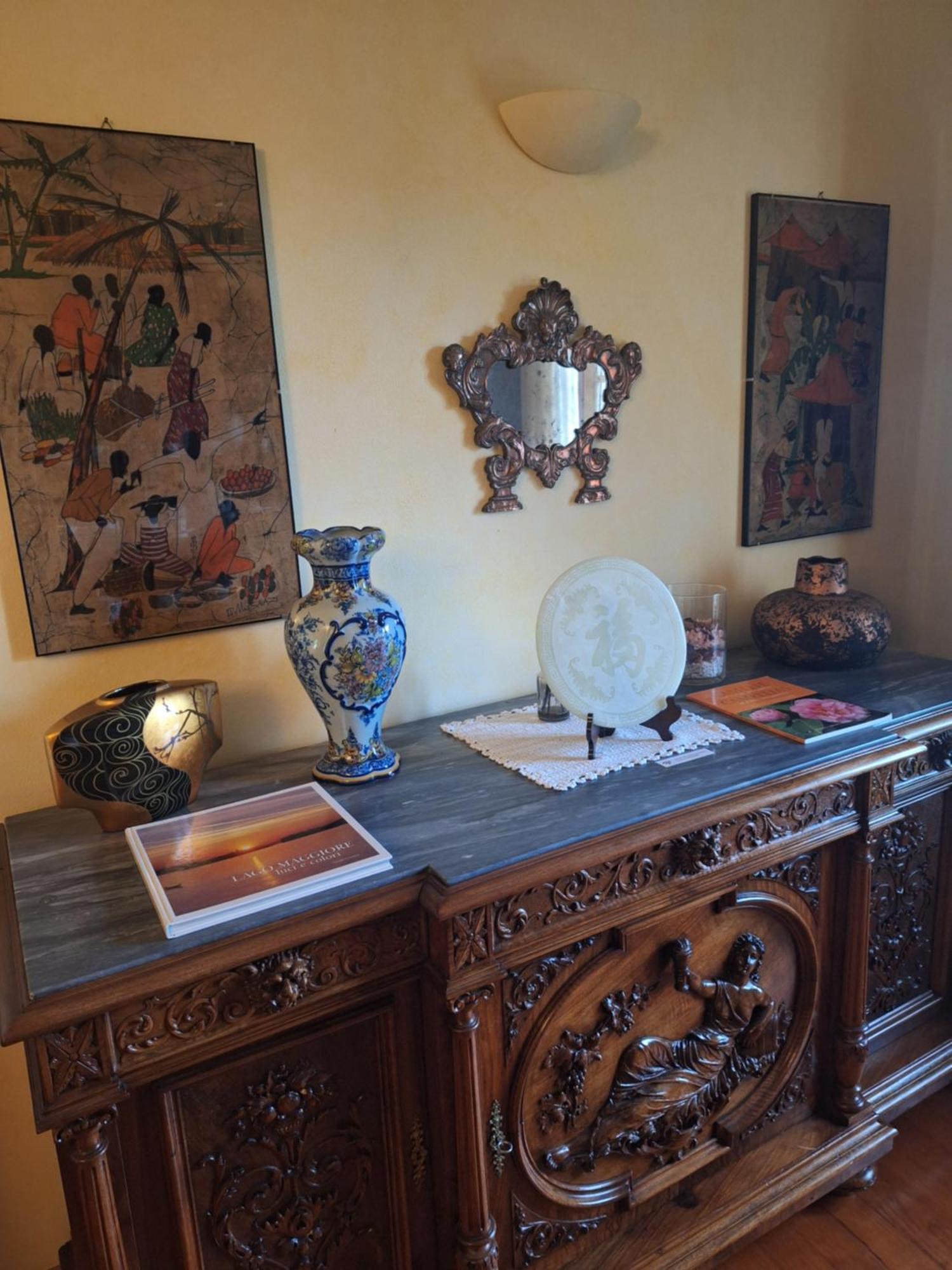 L'Ortensia Della Villa Isabella, Camera Con Vista Lago, Balcone Sul Parco E Bagno Esclusivo All'Esterno Della Camera Стреза Экстерьер фото